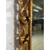 ANTICA ENORME SPECCHIERA CORNICE BAROCCA LEGNO DORATO EPOCA '900 103 CM X 205 CM