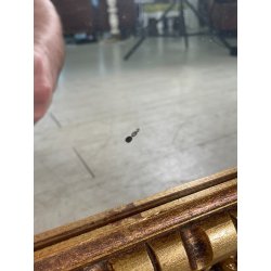 ANTICA ENORME SPECCHIERA CORNICE BAROCCA LEGNO DORATO EPOCA '900 103 CM X 205 CM