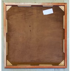 GRANDE QUADRO DIPINTO OLIO E. Magrotti PAESAGGIO ALPINO VALTOURNENCHE 94x98 cm