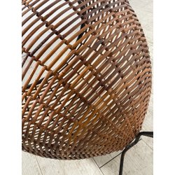 ANTICO CESTINO VINTAGE PORTARIVISTE PAGLIA PORTA LIBRI LIBRERIA SALOTTO DESIGN