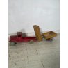ANTICO CAMION GIOCATTOLO WISA GLORIA SUISSE LEGNO TIR RIMORCHIO TOYS EPOCA 1940