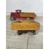 ANTICO CAMION GIOCATTOLO WISA GLORIA SUISSE LEGNO TIR RIMORCHIO TOYS EPOCA 1940