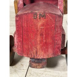 ANTICO CAMION GIOCATTOLO WISA GLORIA SUISSE LEGNO TIR RIMORCHIO TOYS EPOCA 1940