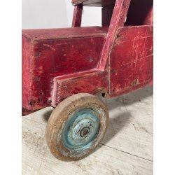 ANTICO CAMION GIOCATTOLO WISA GLORIA SUISSE LEGNO TIR RIMORCHIO TOYS EPOCA 1940