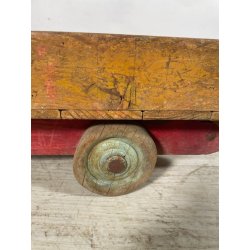 ANTICO CAMION GIOCATTOLO WISA GLORIA SUISSE LEGNO TIR RIMORCHIO TOYS EPOCA 1940