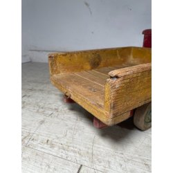 ANTICO CAMION GIOCATTOLO WISA GLORIA SUISSE LEGNO TIR RIMORCHIO TOYS EPOCA 1940