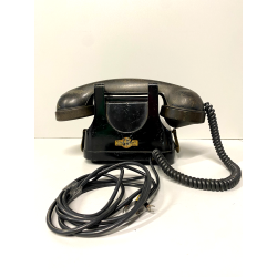 TELEFONO a DISCO VINTAGE Bell Telephon ANVERSA BELGIO BACHELITE OTTONE DECò '30