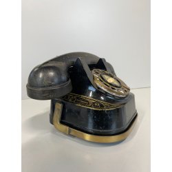 TELEFONO a DISCO VINTAGE Bell Telephon ANVERSA BELGIO BACHELITE OTTONE DECò '30