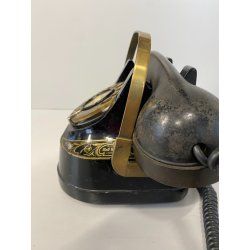 TELEFONO a DISCO VINTAGE Bell Telephon ANVERSA BELGIO BACHELITE OTTONE DECò '30