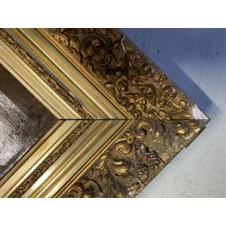 QUADRO DIPINTO OLIO TELA Henry Schouter DUE CANI da CACCIA SETTER