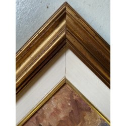 QUADRO DIPINTO Gigi Comolli  PAESAGGIO AUTUNNO COLLINE LAGO MAGGIORE '900