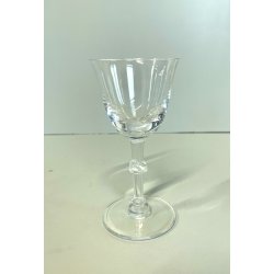 pregiato CALICE LALIQUE FRANCE mod. BEAUGENCY per LIQUORE h 12,7 cm CRISTALLO
