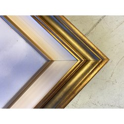 QUADRO DIPINTO OLIO Ivo Capozzi SICILIA PAESAGGIO BALNEARE SPIAGGIA MINIMALISMO