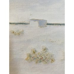QUADRO DIPINTO OLIO Ivo Capozzi SICILIA PAESAGGIO BALNEARE SPIAGGIA MINIMALISMO
