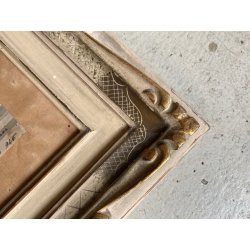 QUADRO DIPINTO ACQUERELLO Guido Fiorini SCORCIO BORGO SCALINATA Mergozzo 1945