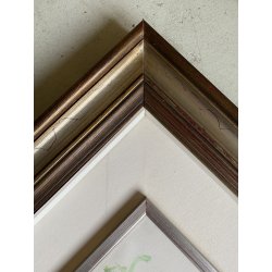 DIPINTO OLIO TELA TRECCANI ERNESTO "Viso" TECNICA MISTA RITRATTO 25x35cm '900