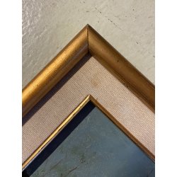 ANTICO QUADRO OLIO TAVOLA A. Soressi GENERE PAESAGGIO PASTORELLE GREGGE CAPRETTE