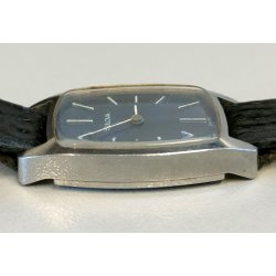 OROLOGIO POLSO LADY Bulova N3 anni 60 meccanico BLU DIAL Old Wrist Watch VINTAGE