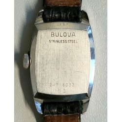 OROLOGIO POLSO LADY Bulova N3 anni 60 meccanico BLU DIAL Old Wrist Watch VINTAGE