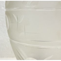 BOTTIGLIA VETRO NERO ARGENTO 800 CRISTALLO MOLATO CRYSTAL ART DECO' BOTTLE GLASS