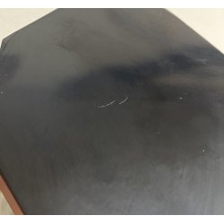 BOTTIGLIA VETRO NERO ARGENTO 800 CRISTALLO MOLATO CRYSTAL ART DECO' BOTTLE GLASS