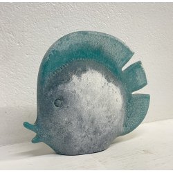 SCULTURA VETRO SCAVO Carlo Nason PESCE TROPICALE MURANO ANNI 80 GLASS FISH