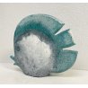 SCULTURA VETRO SCAVO Carlo Nason PESCE TROPICALE MURANO ANNI 80 GLASS FISH