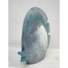 SCULTURA VETRO SCAVO Carlo Nason PESCE TROPICALE MURANO ANNI 80 GLASS FISH