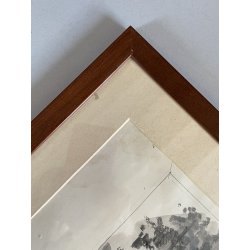 TAVOLA ORIGINALE ILLUSTRAZIONE TEMPERA CARTA Enzo Magni (Ingam) 1949