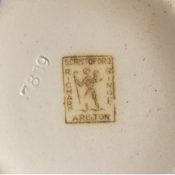 VASO CERAMICA NERO Giovanni Gariboldi DESIGN Richard Ginori Ariston ANNI 50