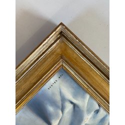 QUADRO DIPINTO OLIO Ugo Celada NATURA MORTA COMPOSIZIONE VASO VETRO CACCIAGIONE