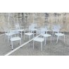 SET 10 SEDIE DA GIARDINO ANNI 70 F.A.I.M. Italia ALLUMINIO PRESSOFUSO OUT CHAIR