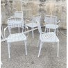 SET 10 SEDIE DA GIARDINO ANNI 70 F.A.I.M. Italia ALLUMINIO PRESSOFUSO OUT CHAIR