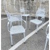 SET 10 SEDIE DA GIARDINO ANNI 70 F.A.I.M. Italia ALLUMINIO PRESSOFUSO OUT CHAIR