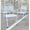 SET 10 SEDIE DA GIARDINO ANNI 70 F.A.I.M. Italia ALLUMINIO PRESSOFUSO OUT CHAIR