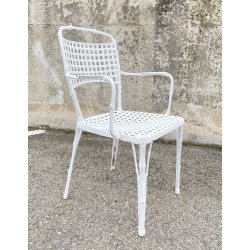 SET 10 SEDIE DA GIARDINO ANNI 70 F.A.I.M. Italia ALLUMINIO PRESSOFUSO OUT CHAIR