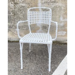 SET 10 SEDIE DA GIARDINO ANNI 70 F.A.I.M. Italia ALLUMINIO PRESSOFUSO OUT CHAIR
