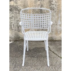 SET 10 SEDIE DA GIARDINO ANNI 70 F.A.I.M. Italia ALLUMINIO PRESSOFUSO OUT CHAIR