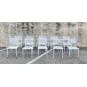 SET 10 SEDIE DA GIARDINO ANNI 70 F.A.I.M. Italia ALLUMINIO PRESSOFUSO OUT CHAIR