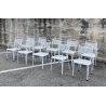 SET 10 SEDIE DA GIARDINO ANNI 70 F.A.I.M. Italia ALLUMINIO PRESSOFUSO OUT CHAIR