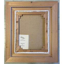 DIPINTO OLIO TELA Brescianini da Rovato "Figure" RITRATTO DONNA CON CAPPELO '900