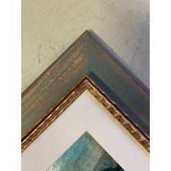 DIPINTO OLIO TELA Brescianini da Rovato "Figure" RITRATTO DONNA CON CAPPELO '900