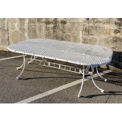 GRANDE TAVOLO DA GIARDINO ANNI 70 F.A.I.M. Italia ALLUMINIO PRESSOFUSO OUT TABLE
