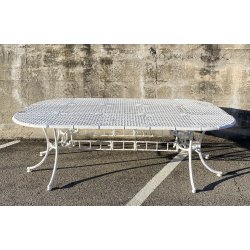 GRANDE TAVOLO DA GIARDINO ANNI 70 F.A.I.M. Italia ALLUMINIO PRESSOFUSO OUT TABLE