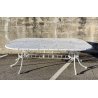 GRANDE TAVOLO DA GIARDINO ANNI 70 F.A.I.M. Italia ALLUMINIO PRESSOFUSO OUT TABLE