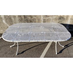 GRANDE TAVOLO DA GIARDINO ANNI 70 F.A.I.M. Italia ALLUMINIO PRESSOFUSO OUT TABLE