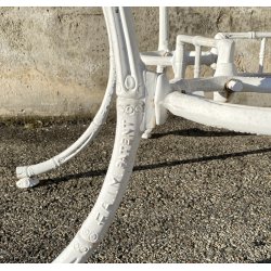 GRANDE TAVOLO DA GIARDINO ANNI 70 F.A.I.M. Italia ALLUMINIO PRESSOFUSO OUT TABLE