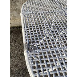 GRANDE TAVOLO DA GIARDINO ANNI 70 F.A.I.M. Italia ALLUMINIO PRESSOFUSO OUT TABLE