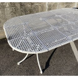 GRANDE TAVOLO DA GIARDINO ANNI 70 F.A.I.M. Italia ALLUMINIO PRESSOFUSO OUT TABLE
