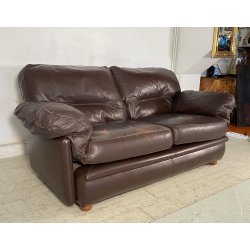 DIVANO Frau DUE POSTI Tito Agnoli Poppy DESIGN 1970 LEGNO PELLE ITALY SPACE AGE